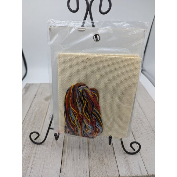 Bucilla Counted Cross-Stitch Kit "Brush Your Teeth" 5x7 With Teddy Bear Design - Picture 5 of 5